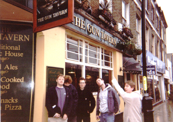 Yes, definitely the Gun Tavern